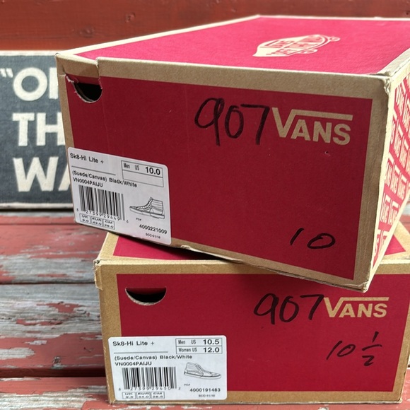 Vans Men's SK8-Hi Lite + (Suede/Canvas)Black - Picture 9 of 9